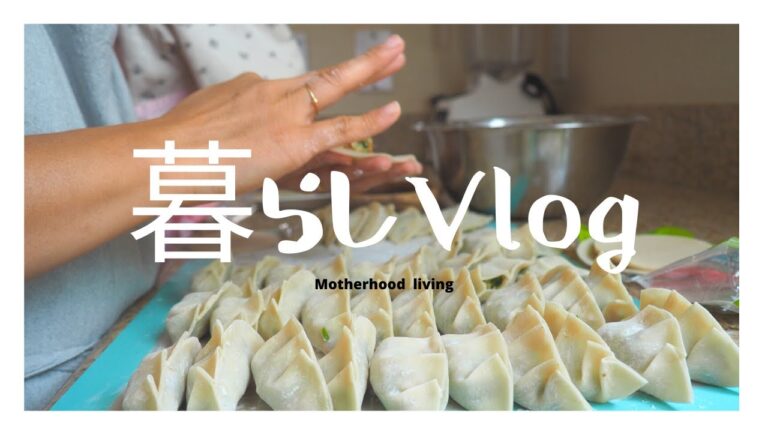 【 子供でも簡単に餃子が包めるやり方】お肉なし！お野菜たっぷりなベジ餃子｜アメリカ生活