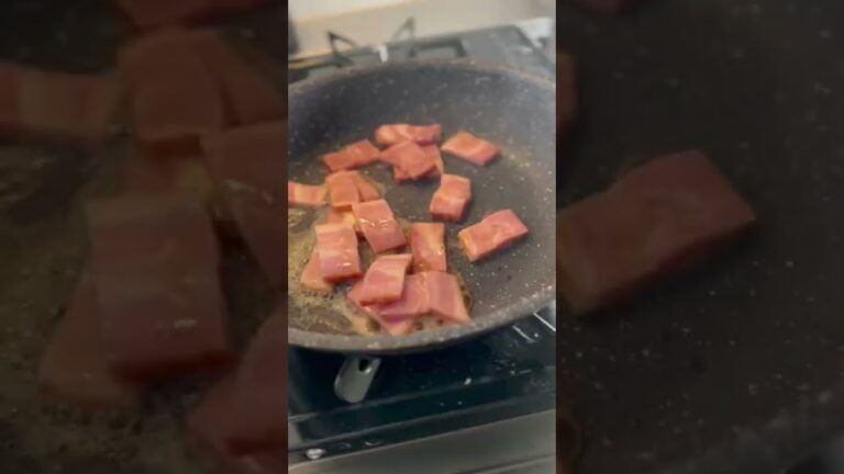 料理素人日記① 【ほうれん草ベーコン炒め】#shorts #農家 #料理