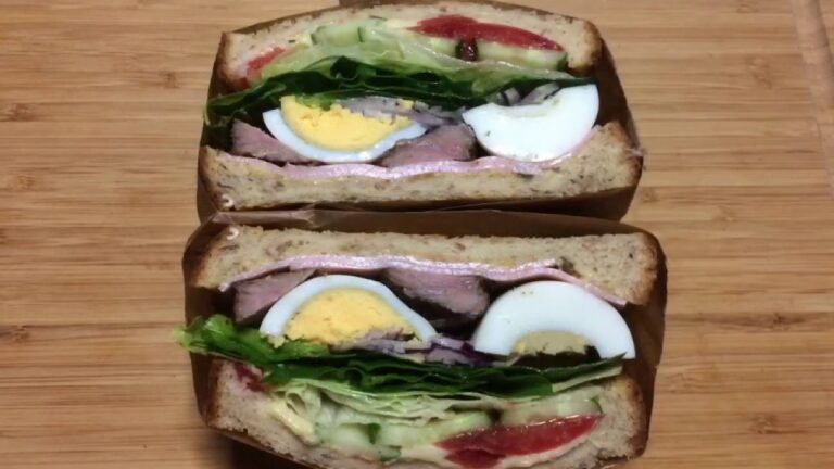 【サンドイッチ】ラムと生ほうれん草