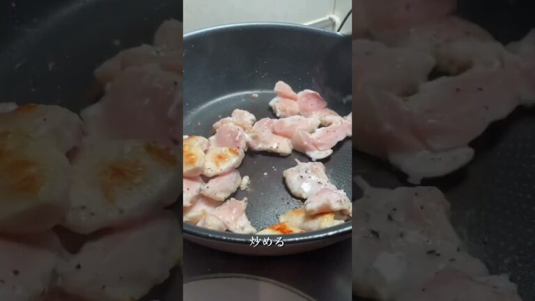 【痩せる餡】鶏肉とほうれん草の塩あんかけ #shorts