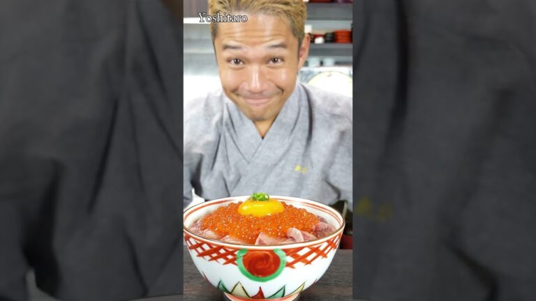 プロも悶絶するほど！至福の【鰤（ブリ）とイクラの漬け丼】《buri to ikura no dukedon(Yellowtail fish and Salmon roe rice bowl) 》