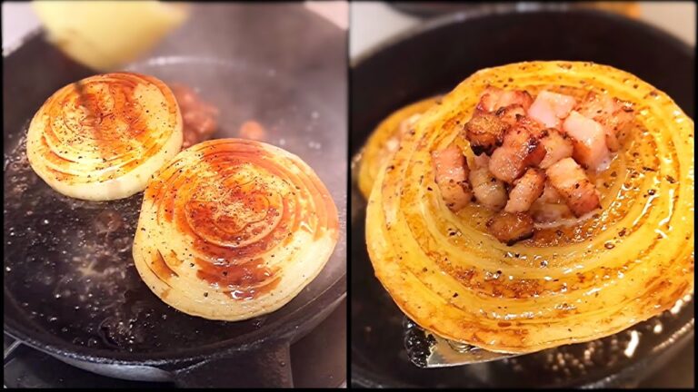 【飯テロ】すぐ出来て美味しい！玉ちゃんとベーコンのバター醤油焼き【※おまけ動画あり】川クックのキャンプ飯ブログ