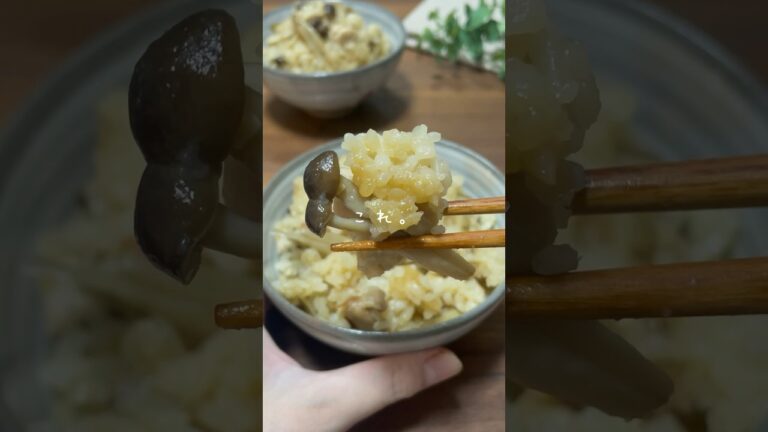 鶏ごぼうごはんを作りました〜💫#shorts #時短レシピ #簡単レシピ #炊飯器レシピ