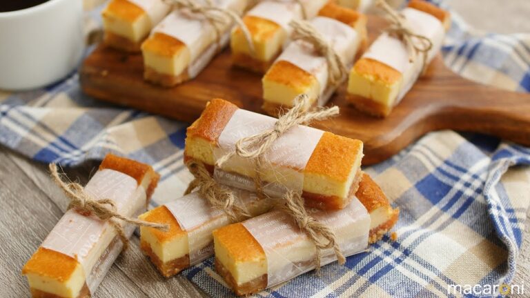 しっとり甘酸っぱし♪りんごと はちみつの スティック チーズケーキ のレシピ 作り方