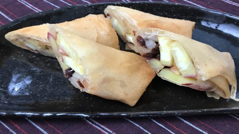 さつまいもとりんごの春巻き 2020.10.21放送