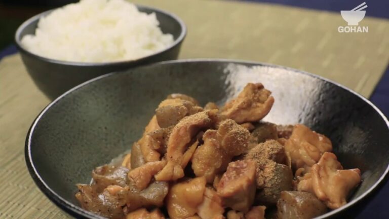 こんにゃくと鳥のうま煮の作り方 【男飯】