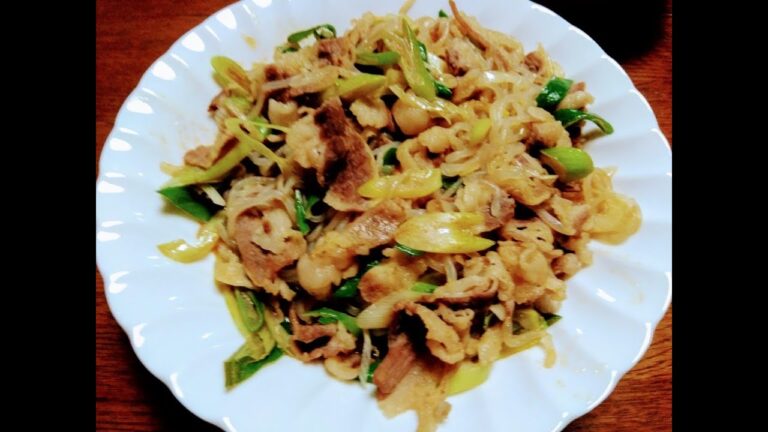 【レシピ】しらたきの担々牛肉いため【RCS】