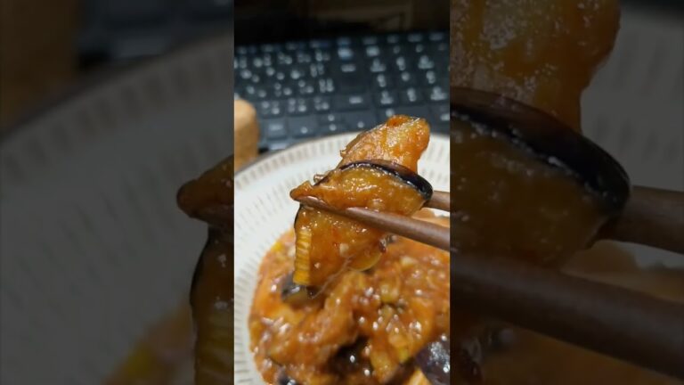 20231026木曜日【晩酌】茄子鶏チリを肴に、こくいもを呑む #shorts