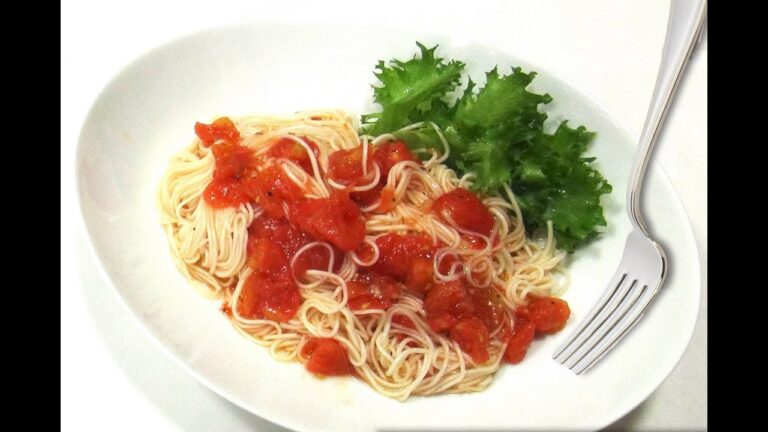 オリンピックの超簡単レシピ　そうめんカッペリーニの作り方 　★ランチに♪