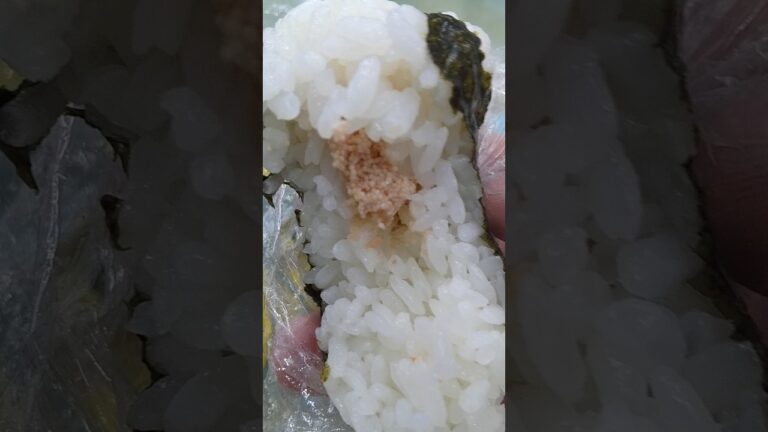 火曜日  朝のおにぎり  焼きタラコ