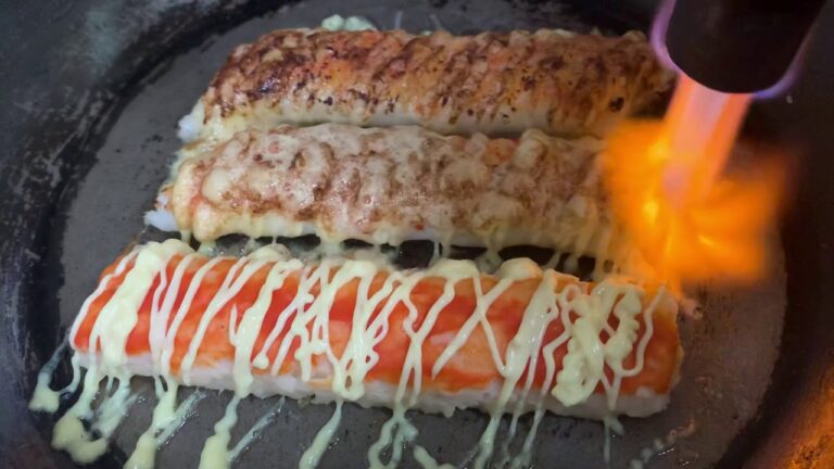 カニカマ炙り（マヨネーズ）弁当のオカズ