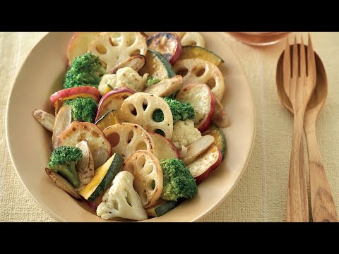 しょうが入りホットサラダの作り方│おいしい酢レシピ