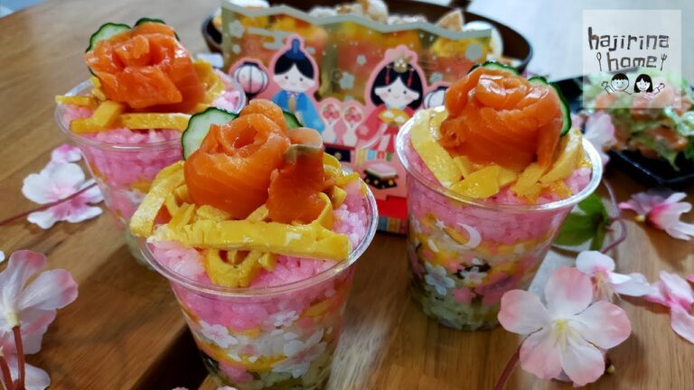 ひな祭り🎎100均でカップ寿司