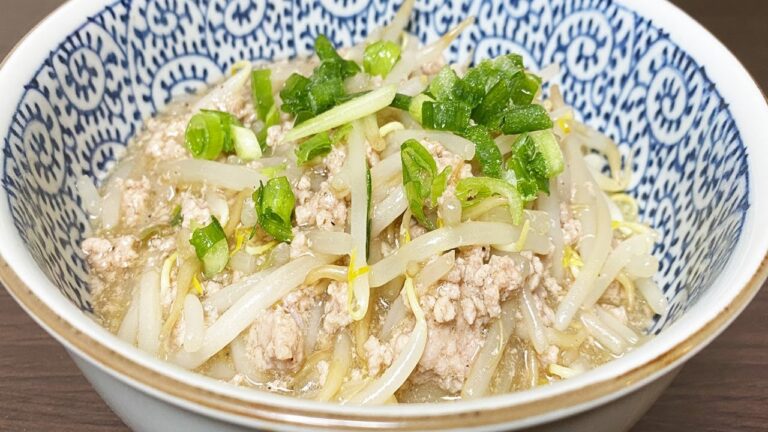 レンジで簡単！節約レシピ！もやしの肉あんかけ、安くて美味しい、もやしのシャキシャキ感がすごい【悪魔的な旨さ】【時短料理研究あいこチャンネル】