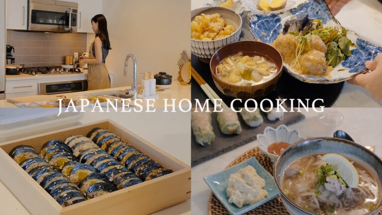 Collection of 15 Japanese  dishes🥢｜ASMR Cooking｜Cook with me｜Japanese home cooking vlog