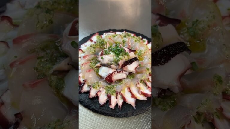 タコと真鯛のカルパッチョ #料理 #food #cooking