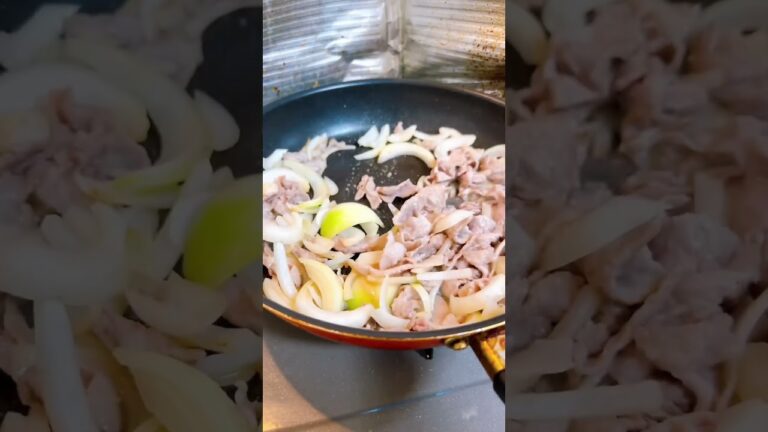 青梗菜と豚肉炒め #グルメ #グルメな人と繋がりたい #グルメ男子 #青梗菜レシピ #料理  #料理男子 #料理動画