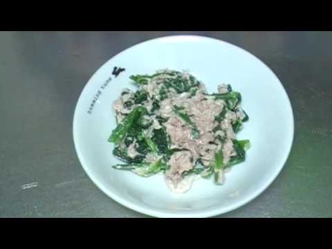 ほうれん草のツナマヨ和え【作り方】