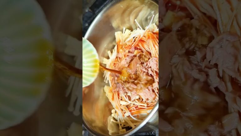 シャキシャキ！えのき茸のトマト煮込み