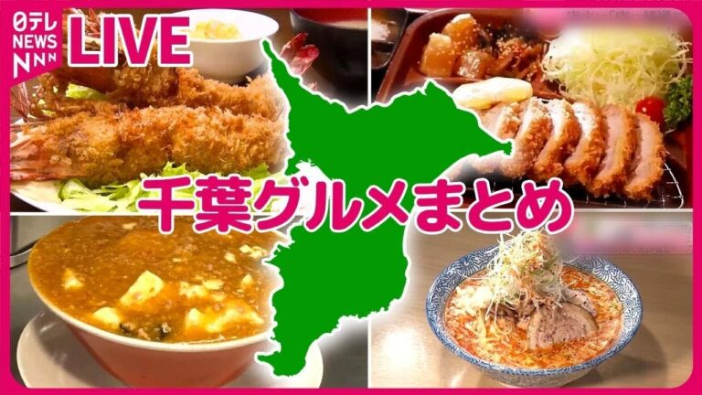 【千葉グルメまとめ】奮闘！産地直送のウマい店 / 薪窯ピザを美術館で！千葉のおいしいものてんこもり / 肉汁溢れる、大迫力のマウンテンバーグ　など（日テレNEWS LIVE）
