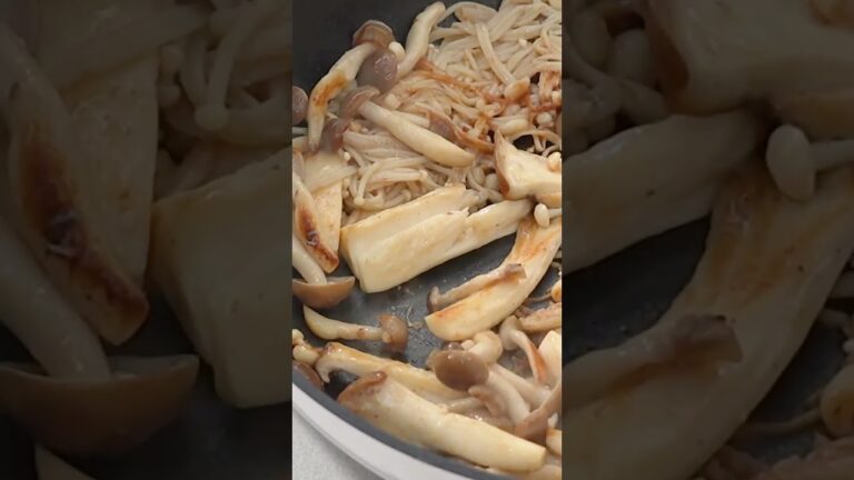 いろいろきのこの「追いがつおつゆ２倍」バター炒めの作り方【ミツカン公式】