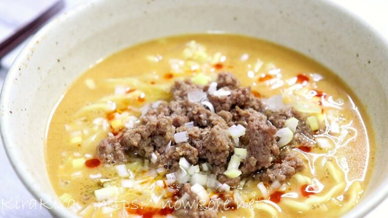 インスタント麺で！本格担々麺の作り方。らぁ麺飯田商店の店主が考案のレシピ