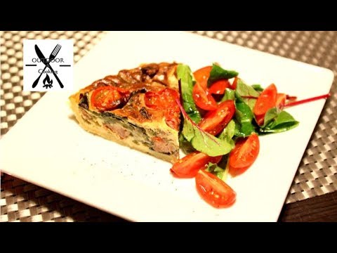 【前菜】バターなしで生地から作る簡単キッシュ♫