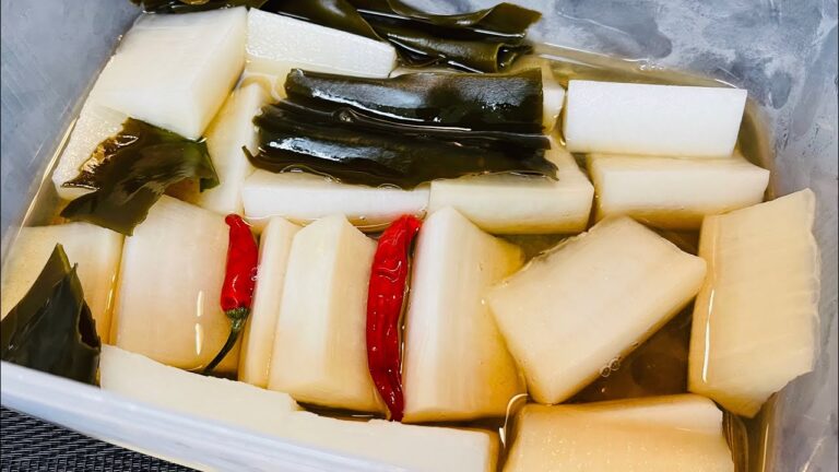 【無限カリッ！ポリッ！】ポリポリ大根のお漬け物【作り置き】簡単なのに止まらないおいしさ！Pickled radish【home cooking】