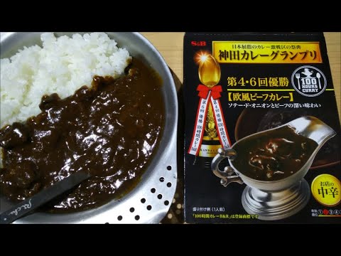 神田カレーグランプリ 100時間カレーB&R 欧風ビーフカレー お店の中辛【レトルト、カレー、UNIFLAME、キャンププレート、手抜き、料理】