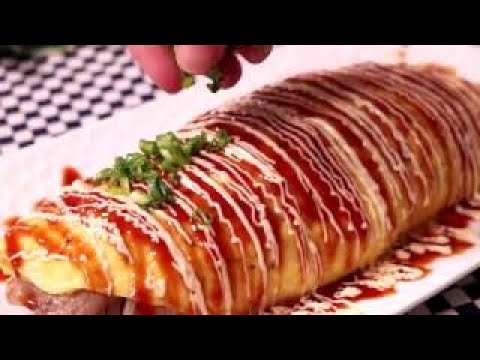 【簡単レシピ】チーズがとろ～り！『豚玉もやしのとん平焼き』の作り方