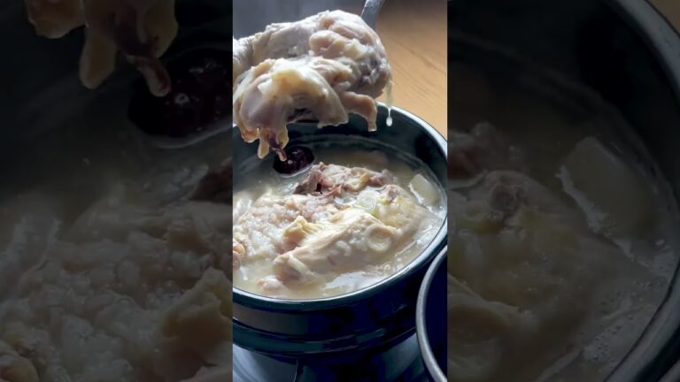 参鶏湯丸鶏は１.５キロ❗取り分けてお召し上がりください。 #shorts