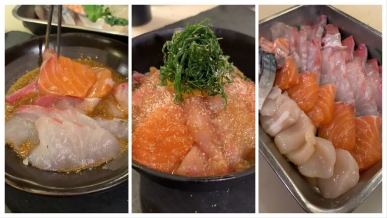 卵黄のコクが美味すぎる最強海鮮漬け丼#shorts