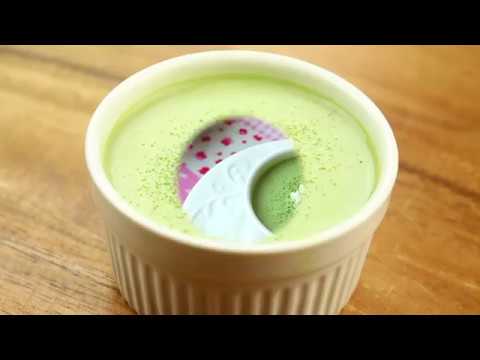 母の日  抹茶のパンナコッタ