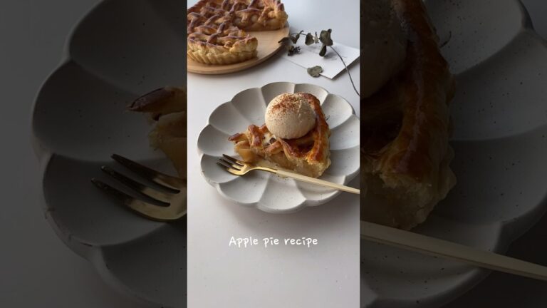 アップルパイレシピ🕊️#shortvideo #youtubeshorts #applepie #shorts