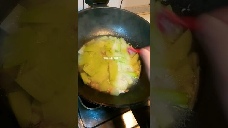 用櫻花蝦蒜頭拌炒燜煮佛手瓜的好方法