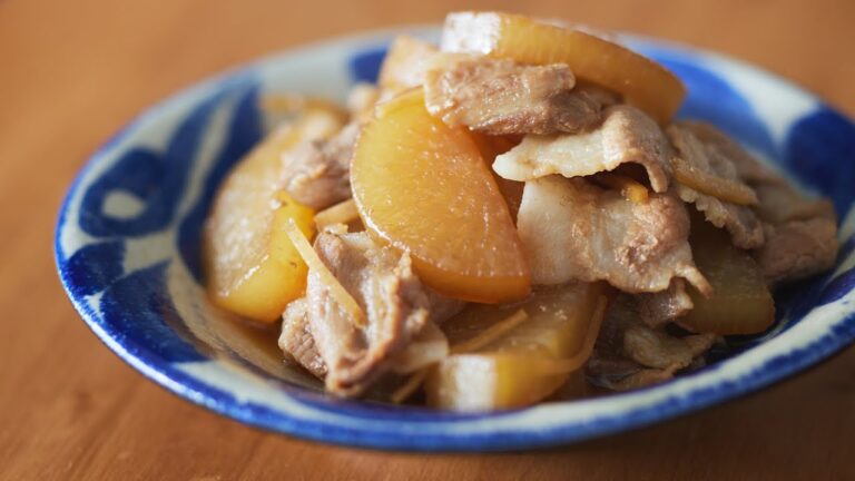 【豚バラ大根】作り置きで味しみしみ！フライパンで作る簡単豚バラ大根の作り方