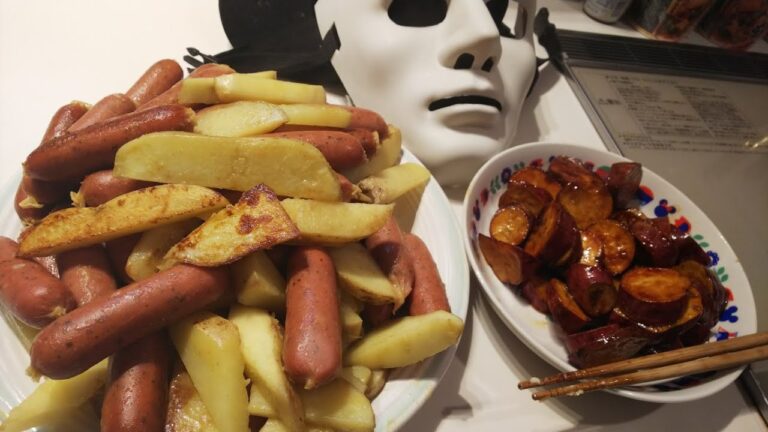 カリスマッチョが作るウインナーとじゃがいもの炒めもの！