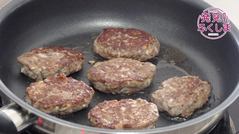 さんまのすり身で照り焼きハンバーグ