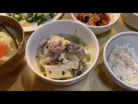晩ごはん【108】豚の生姜焼きの残りで肉豆腐