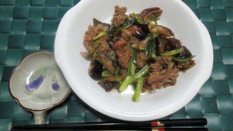 牛肉と茄子の梅オイスターソース炒め：全編