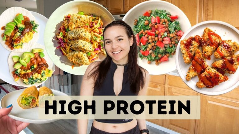A Week of Realistic High Protein Meals (Vegan)