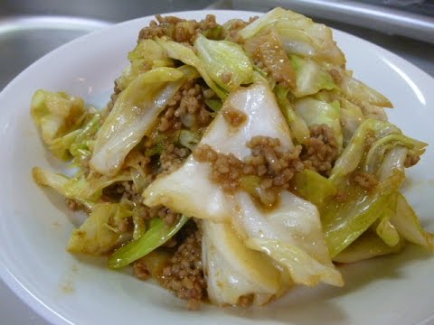 【レシピ】肉みそキャベツの作り方