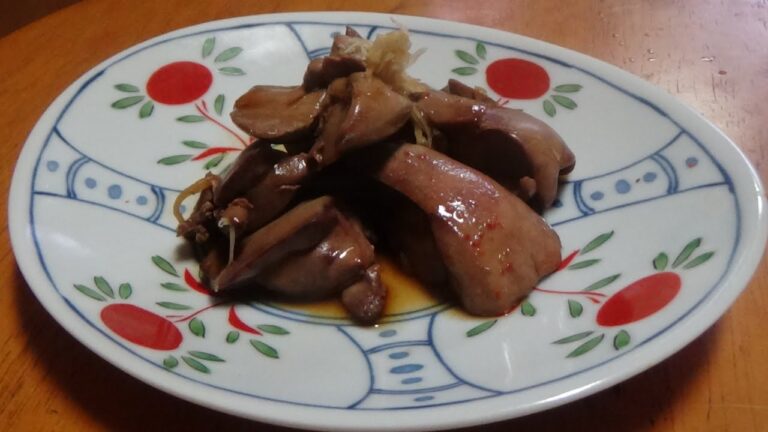 鶏レバーの甘辛煮　作り方　鶏レバーの下処理のやり方