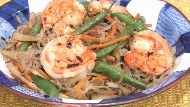 エビとしらたきのうま味炒め