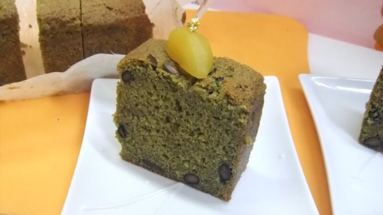 【446作】黒豆抹茶栗きんとんのパウンドケーキ作ってみた【お菓子作成】
