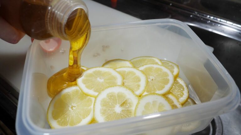 朝ごはん作ってみた『はちみつレモン』