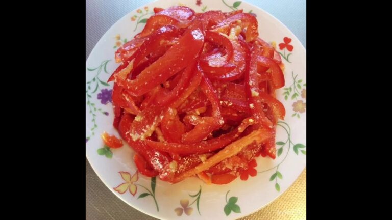 簡単・切って混ぜるだけのパプリカサラダ