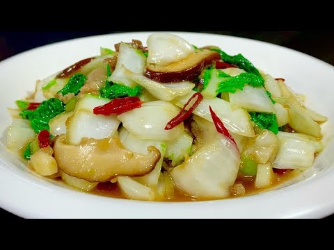 炒白菜許多人第一步就做錯了，教你酒店不外傳的訣竅，清脆又好吃【 阿朝哥美食 】#炒白菜 #白菜