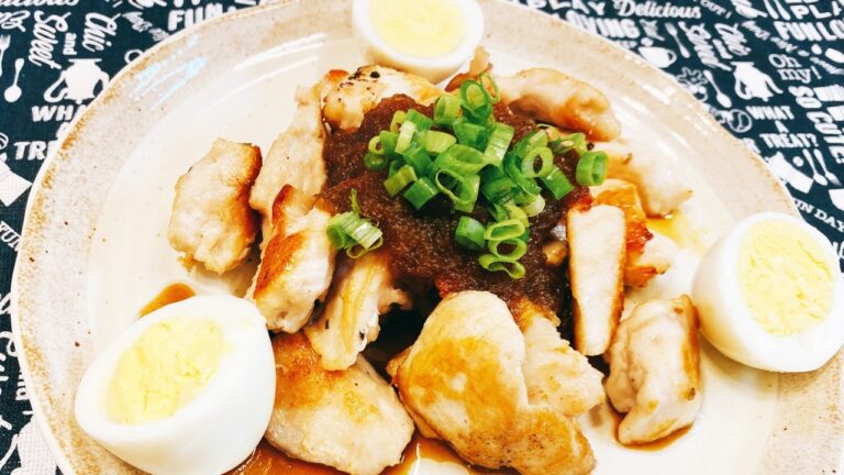 【作り置き】鶏むね肉に合う玉ねぎソース！何でも使えるタレをレンチンで簡単に作れます！悪魔的な旨さ【時短料理研究♪あいこチャンネル】
