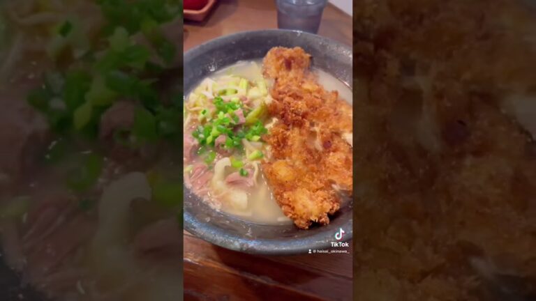 チキンそば⁉️沖縄県南部の沖縄そば